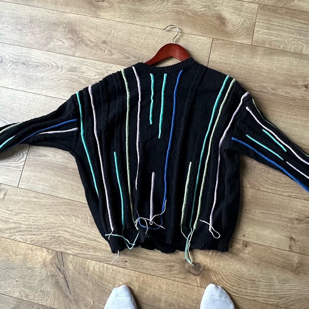 Black Striped Woman’s Sweater